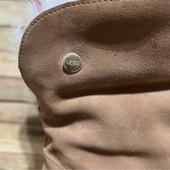 Ugg Brown Suede Valentina Winter Boots - Picture 5 of 11